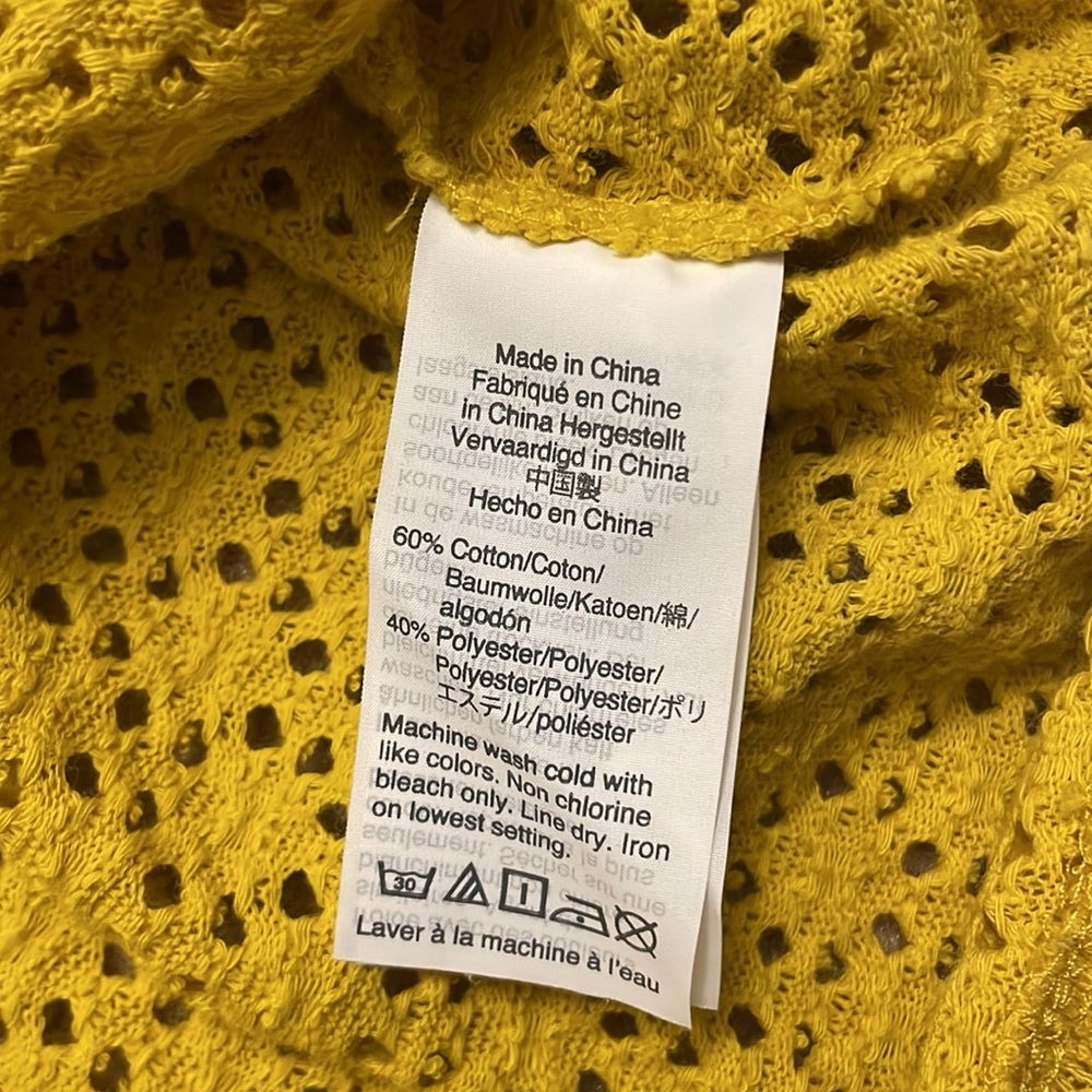 Madewell Texture & Thread Eyelet Flutter Sleeve T… - image 6